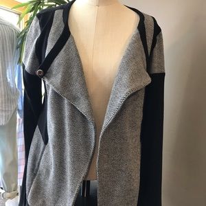 Michael Stars Knit Herringbone Jacket